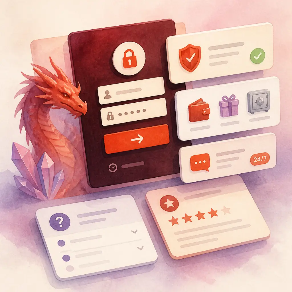 Dragonia Casino Login: Accedi al Tuo Account visual guide for Dragonia Casino