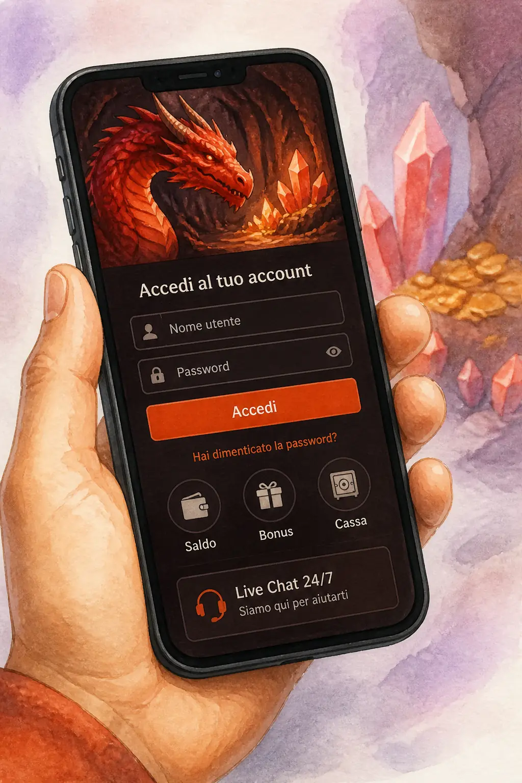 Dragonia Casino Login: Accedi al Tuo Account visual guide for Dragonia Casino